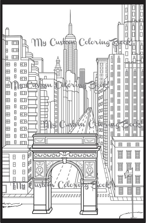 New York City Coloring Pages Printable Kidsworksheetfun