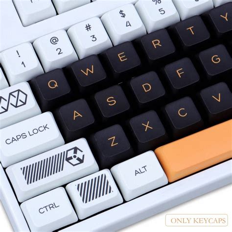 Key Pbt Keycap Xda Profile Dye Sub Personalized White Etsy