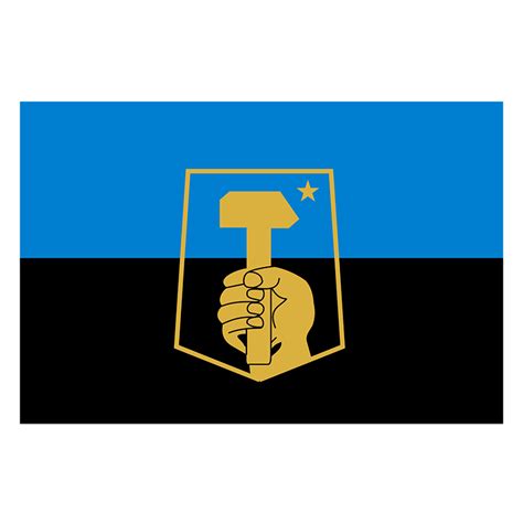 Флаг Донецка купить и заказать flagi.in.ua