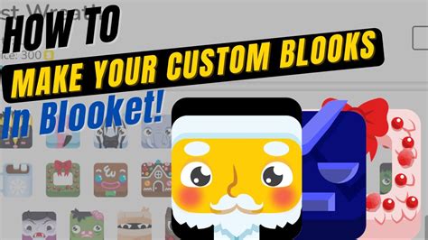 How To Make Your Custom Blooks In Blooket Youtube