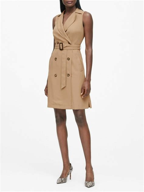 Banana Republic Double Breasted Trench Dress Meghan Markle Dress Like A Duchess