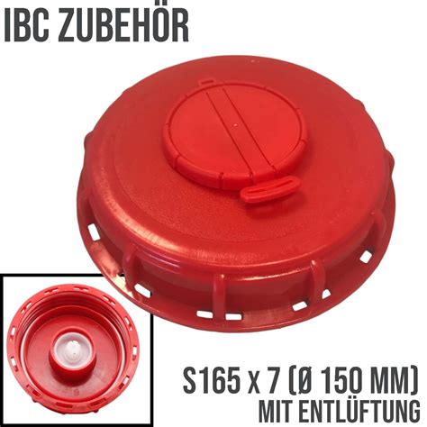 IBC Container Adapter Zubehör Kappe Deckel Verschluss Einlass eBay