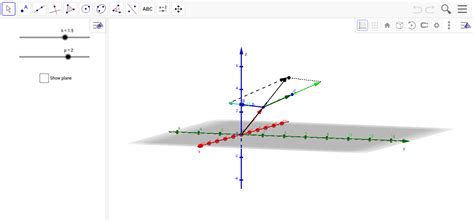 Vector Equation Of Plane GeoGebra