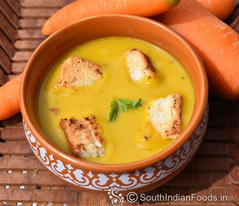 Carrot Soup How To Make Step By Step Photos