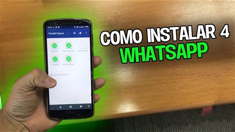 COMO INSTALAR 4 WHATSAPP NO MESMO CELULAR YouTube