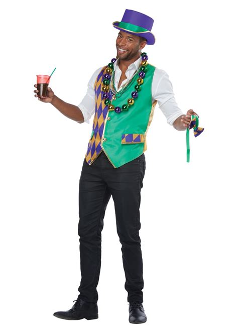 Mardi Gras Vest Kit Mardi Gras Costumes