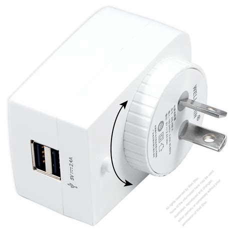 AC DC DC DC 5V 2 4A Universal USB Charger USB X 2 Well Shin