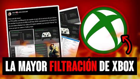 La Mayor Filtraci N De Xbox Microsoft D Youtube