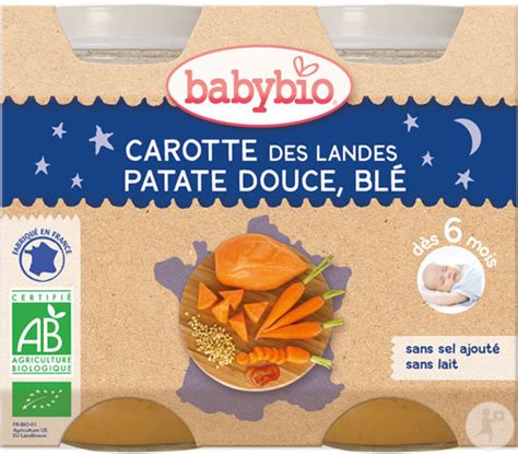 Babybio Carotte Des Landes Butternut De Provence Riz De Camargue Bébés