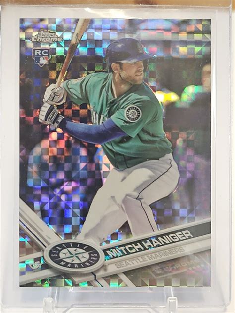 Topps Chrome Wal Mart Mega Box X Fractor Mitch Haniger Rc Ebay