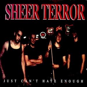 JUST CAN T HATE ENOUGH LP SHEER TERROR シアーテラーPUNKディスクユニオンオンライン