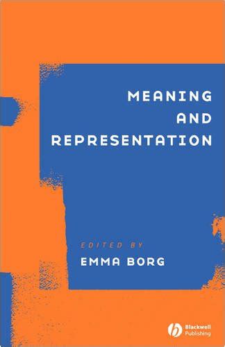 『meaning And Representation』｜感想・レビュー 読書メーター