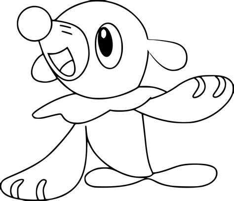 popplio coloring page easy pokemon ready for download