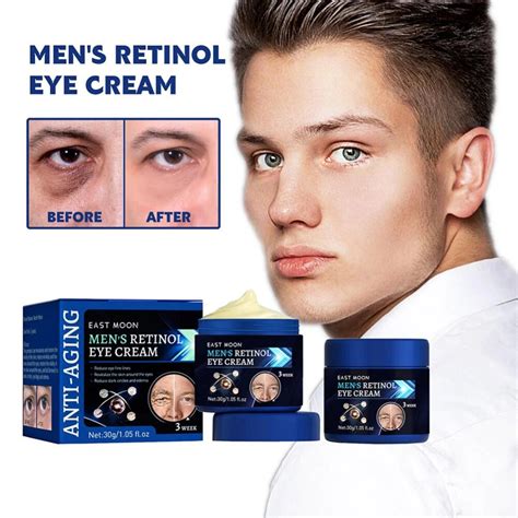 East Moon Mens Eye Cream Collagen Anti Wrinkle Dark Circles Remover