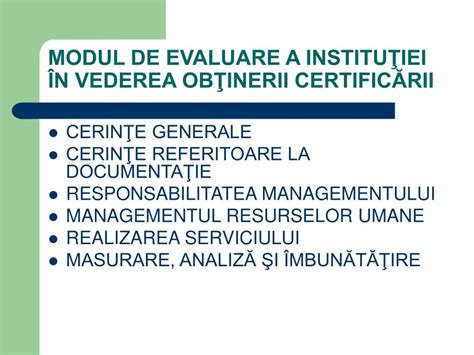 PPT IMPLEMENTAREA SISTEMULUI DE MANAGEMENT AL CALITATII IN PRIMARIA