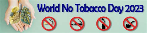 Reflection and facts on World No Tobacco Day 2023 - The World Foundation for Natural Science