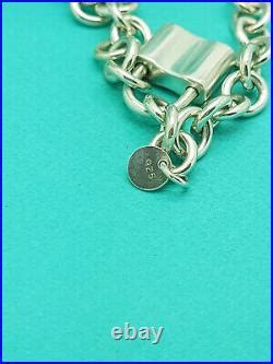 Tiffany Co Rare Sterling Silver Lock Padlock Charm Inches