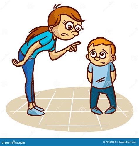 Child Discipline Stock Illustrations – 875 Child Discipline Stock ...