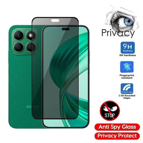 Private Tempered Glass For Honor X8b X8a X8 X6 X6a 5g 4g Honorx8b 2023 Anti Spy Full Cover