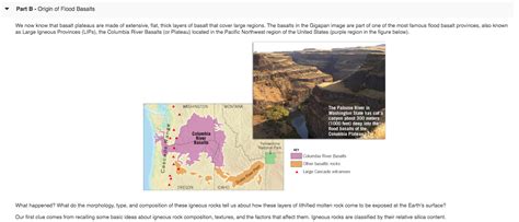 Solved Part B - Origin of Flood Basalts We now know that | Chegg.com