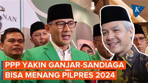 Ppp Yakin Duet Ganjar Pranowo Sandiaga Uno Bisa Menang Pilpres 2024