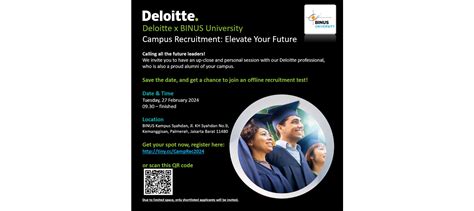 Campus Hiring Deloitte Indonesia Event Event