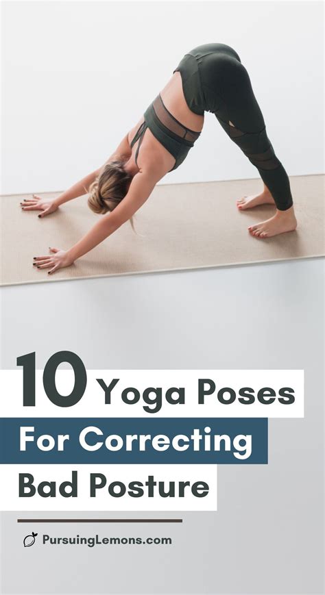 10 Yoga Poses For Correcting Bad Posture In 2021 Yoga For Flexibility