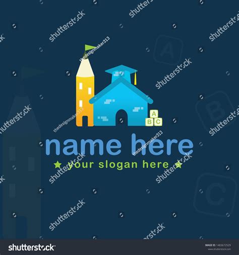 Children Learning Center Logo Design Stock Vector (Royalty Free) 1483672529