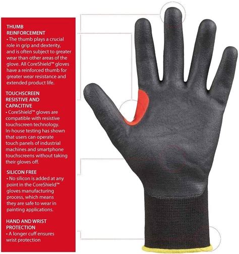 Honeywell B L Coreshield A B Coated Cut Resistant Safety Glove