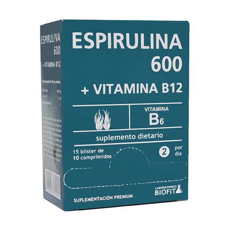 Espirulina Vitamina B Laboratorio Biofit