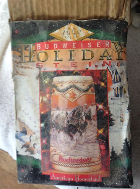 Budweiser Holiday Stein American Homestead Anheuser Busch