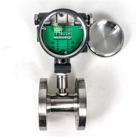 304 Stainless Steel High Accuracy 4 20ma Turbine Flow Meter For Diesel