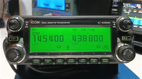 Habilitar Cross Band Y Apertura De Banda MARS MOD De Un ICOM IC 2820