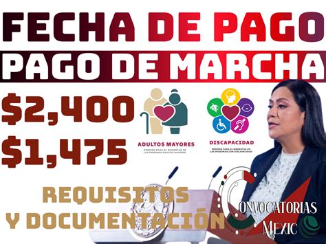 ≫ Fechas Del Pago De Marcha Y Como Obtenerlo Pensión Bienestar 2023 ️