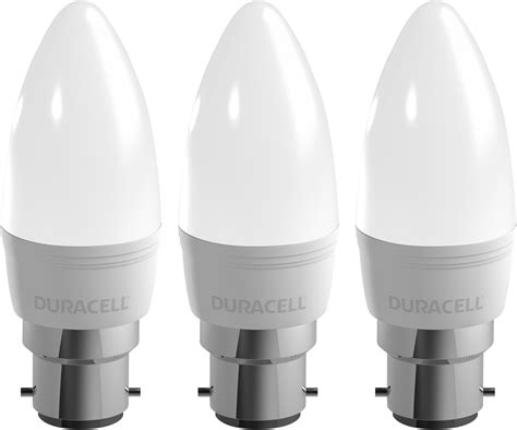 LED Candle Light Bulbs BC Bayonet 3 Pack Long Lasting Candle B22 LED