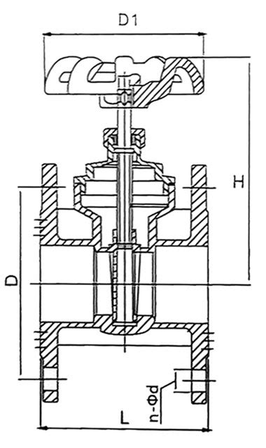 6 Inch Brass Gate Valve, DN150 | ATO.com