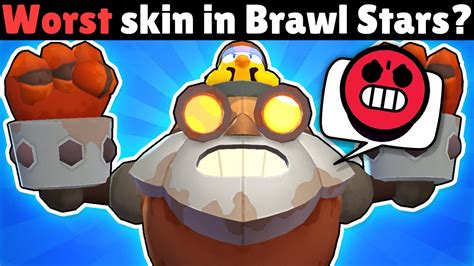 Ranking Every Ugly Skin In Brawl Stars Youtube