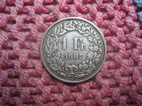 1887 Münze Silber Fr 1.- | Kaufen auf Ricardo