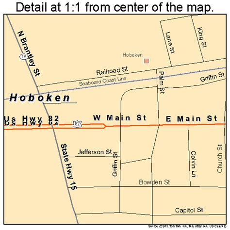 Hoboken Georgia Street Map 1339216