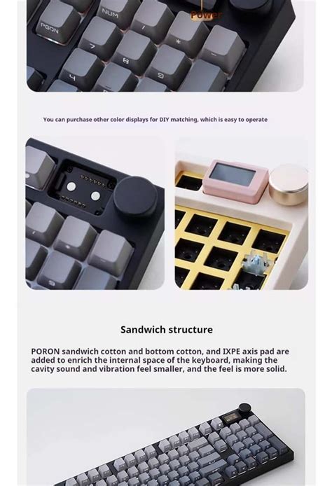 Keydous Nj Mode G Bluetooth Wireless Hot Swap Custom Key Mechanical Keyboard Shopee