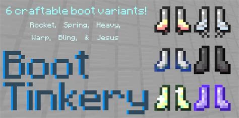 Boot Tinkery Datapack Minecraft Data Pack