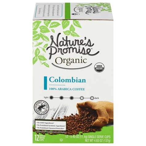 Save On Nature S Promise Organic Columbian Medium Roast Coffee K Cups