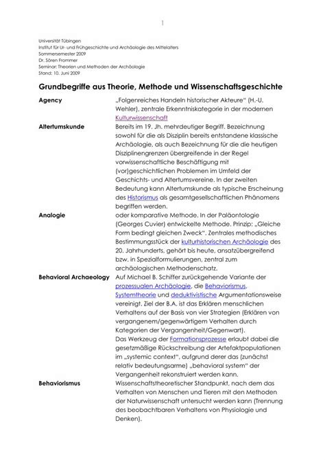 Pdf Grundbegriffe Aus Theorie Methode Und Erkl Rung Schon