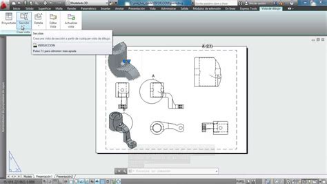 Tutorial Autocad Crear Vistas Desde Modelo D Youtube