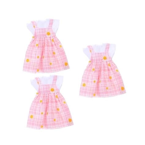 Toyvian Ensembles V Tements De Poup E Petite Tag Re B B Robe Pe