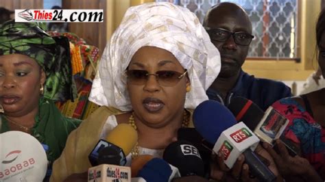 Vidéo Gamou Tivaouane Ministre Ndèye Saly Diop Dieng appelle les