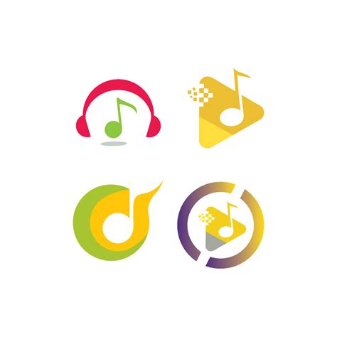 Music logo vector 42361186 Vector Art at Vecteezy