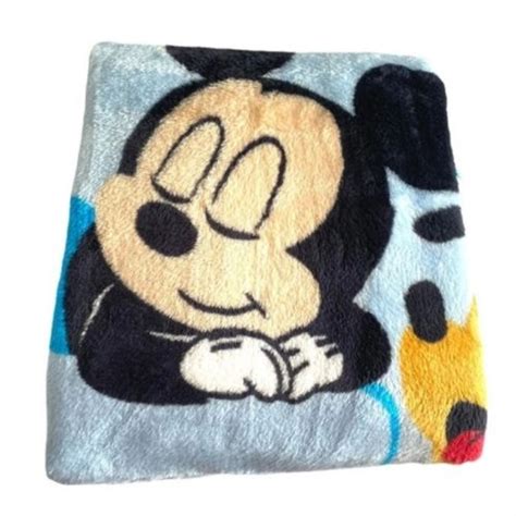 Cobertor Infantil Raschel Plus Disney Mickey Jolitex Braga Baby