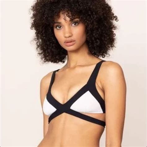 Agent Provocateur Swim Agent Provocateur Mazzy White Black Bikini