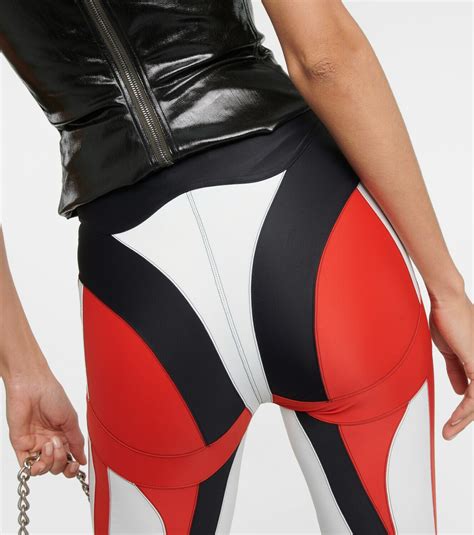 Mugler High Rise Leggings Mugler